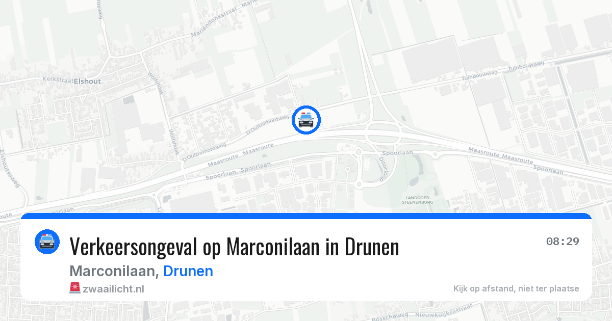 Verkeersongeval op Marconilaan in Drunen — 19 mei 2026