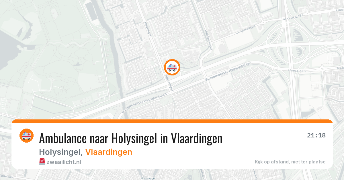 Ambulance naar Holysingel in Vlaardingen — 8 apr 2026