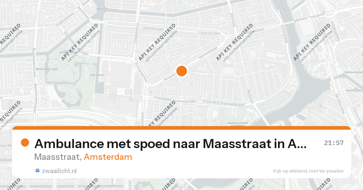 Ambulance met spoed naar Maasstraat in Amsterdam — 31 jan 2026