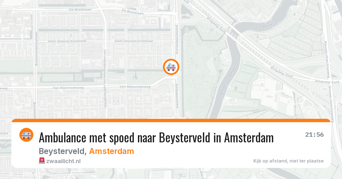 Ambulance met spoed naar Beysterveld in Amsterdam — 25 jun 2026