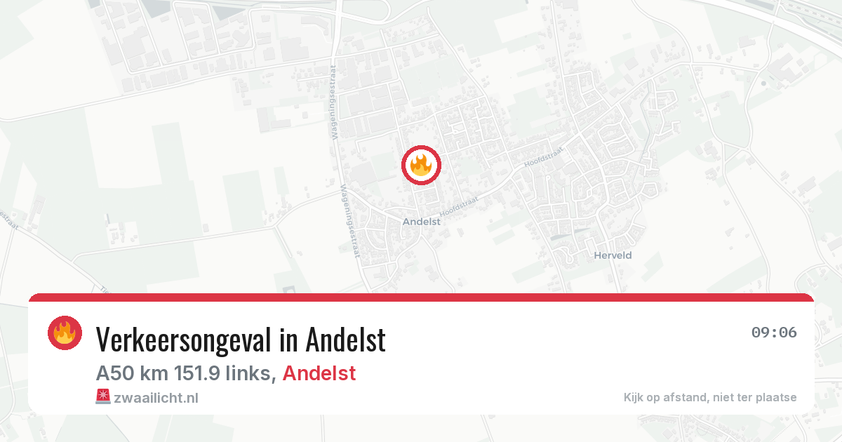Verkeersongeval in Andelst — 2 mrt 2026