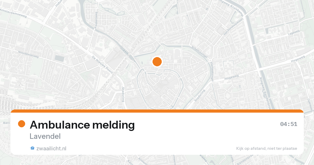 Ambulance melding — 31 jan 2026