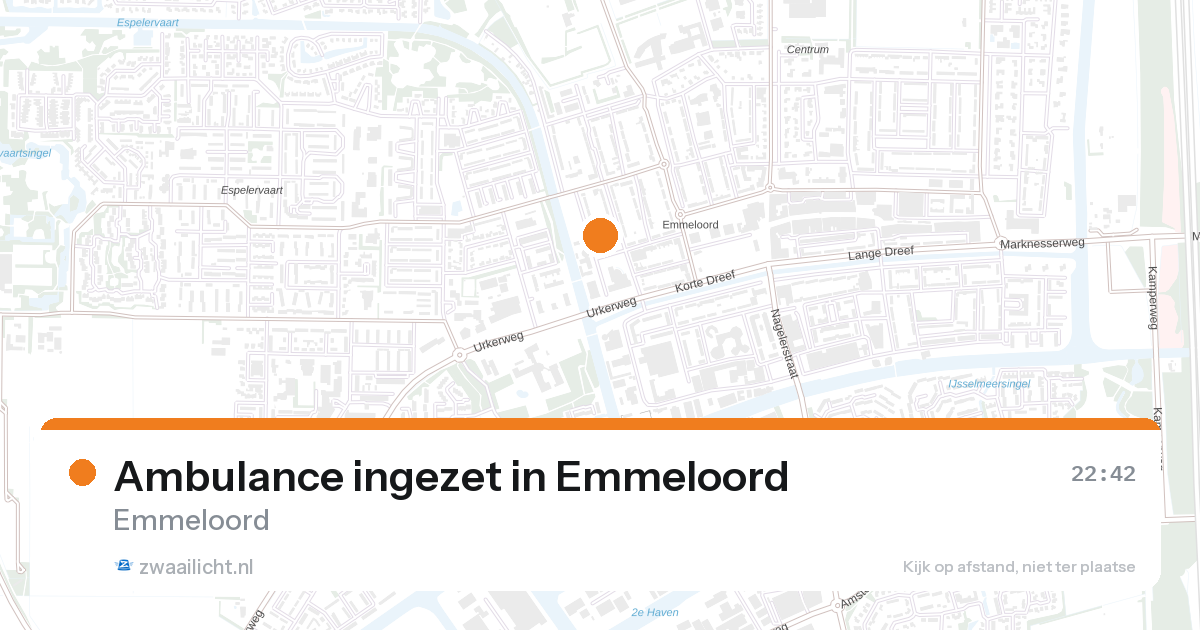 Ambulance ingezet in Emmeloord — 31 jan 2026