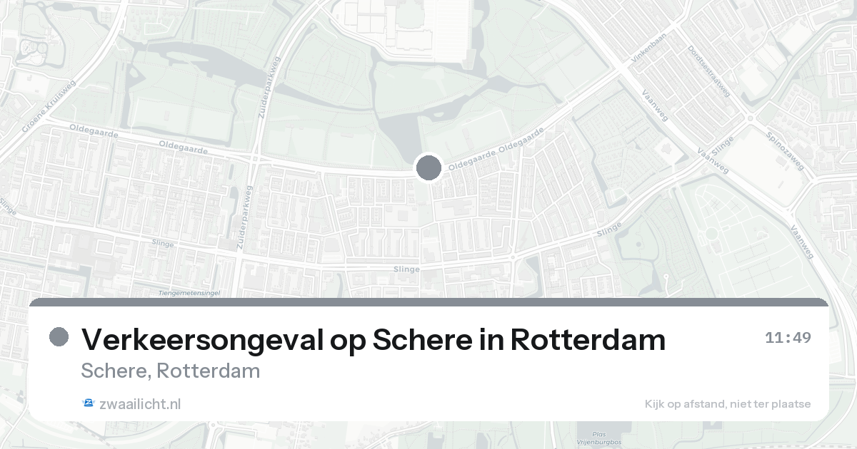 Verkeersongeval op Schere in Rotterdam — 31 jan 2026