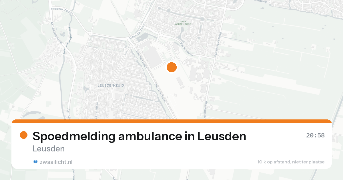 Spoedmelding ambulance in Leusden — 30 jan 2026