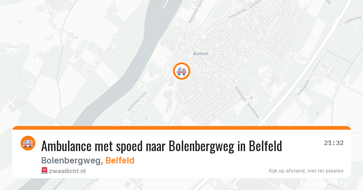 Ambulance met spoed naar Bolenbergweg in Belfeld — 27 mei 2026