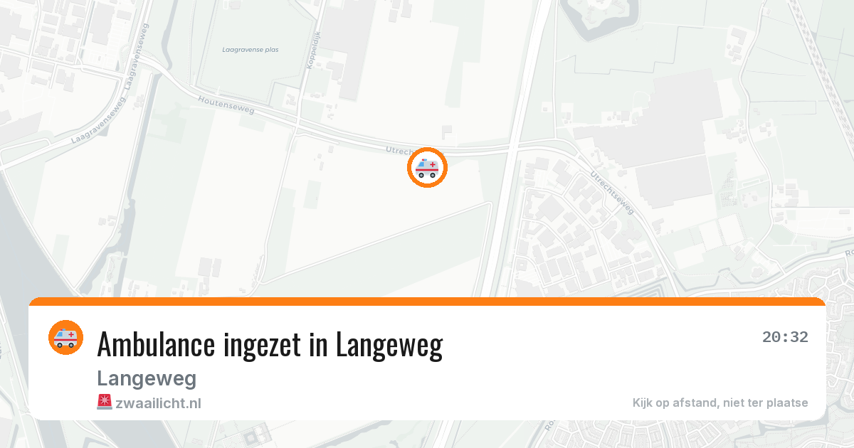 Ambulance ingezet in Langeweg — 3 jun 2026