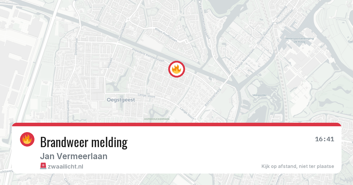 Brandweer melding — 12 jun 2026