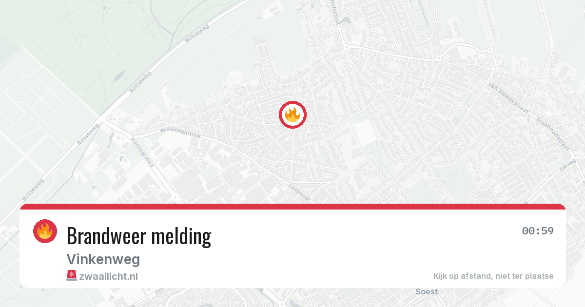 Brandweer melding — 9 jul 2026
