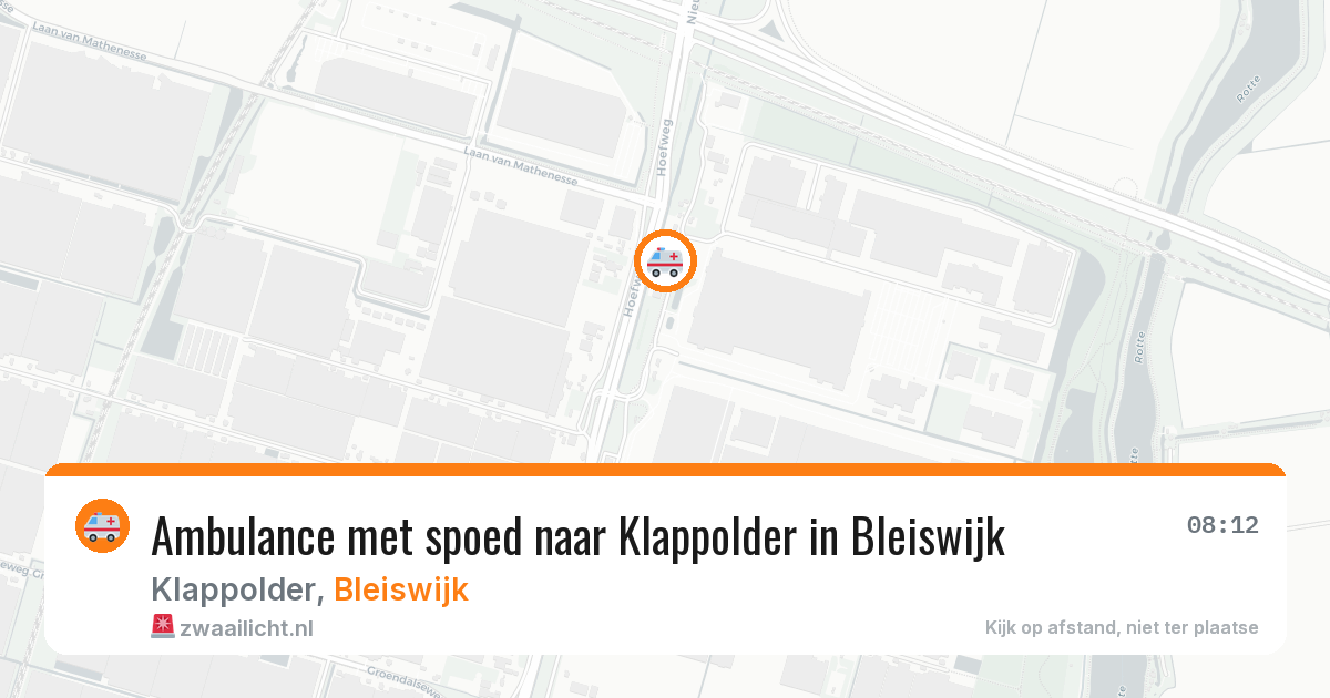 Ambulance met spoed naar Klappolder in Bleiswijk — 16 jun 2026