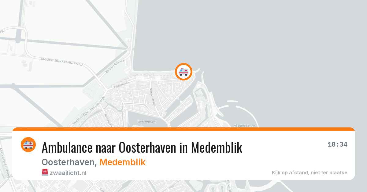 Ambulance naar Oosterhaven in Medemblik — 3 aug 2026