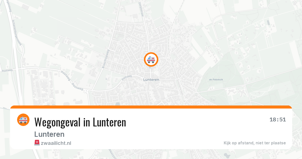 Wegongeval in Lunteren — 23 jun 2026