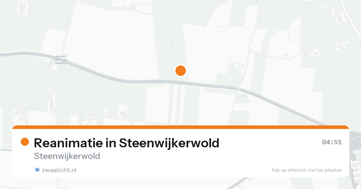 Reanimatie in Steenwijkerwold — 17 aug 2026