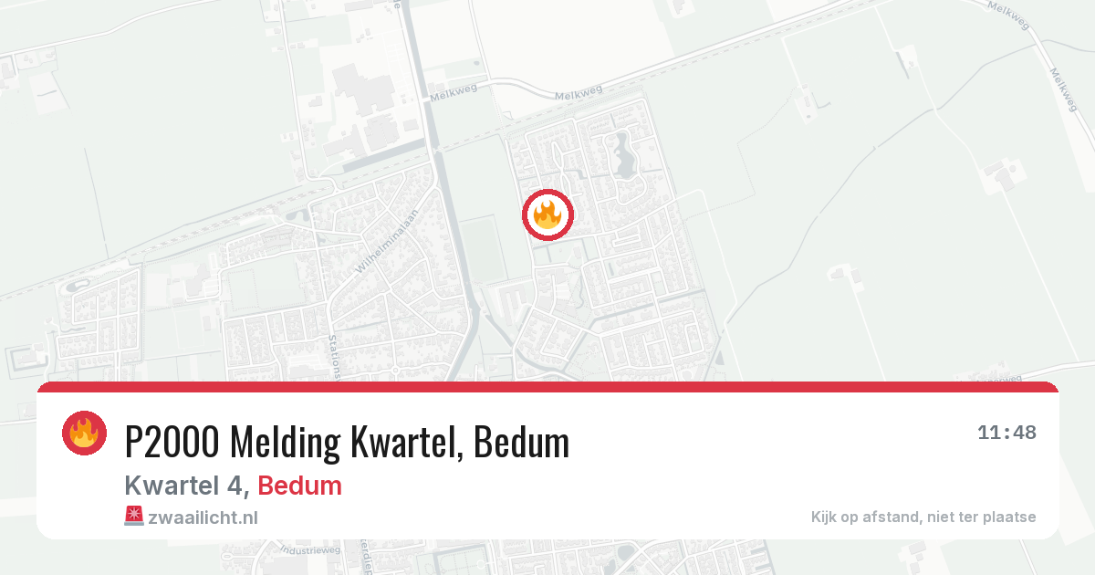 P2000 Melding Kwartel, Bedum — 4 feb 2026