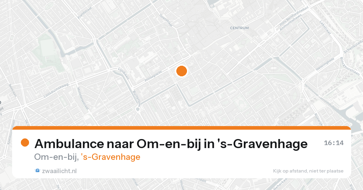 Ambulance naar Om-en-bij in 's-Gravenhage — 25 aug 2026