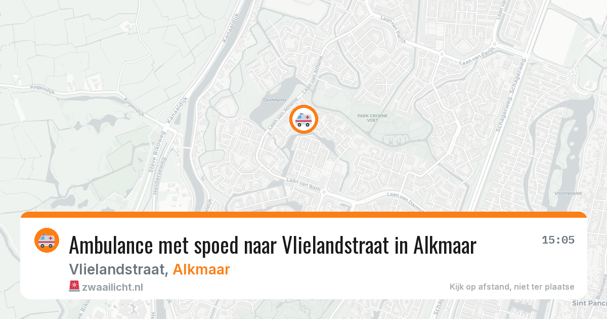 Ambulance met spoed naar Vlielandstraat in Alkmaar — 27 jan 2026