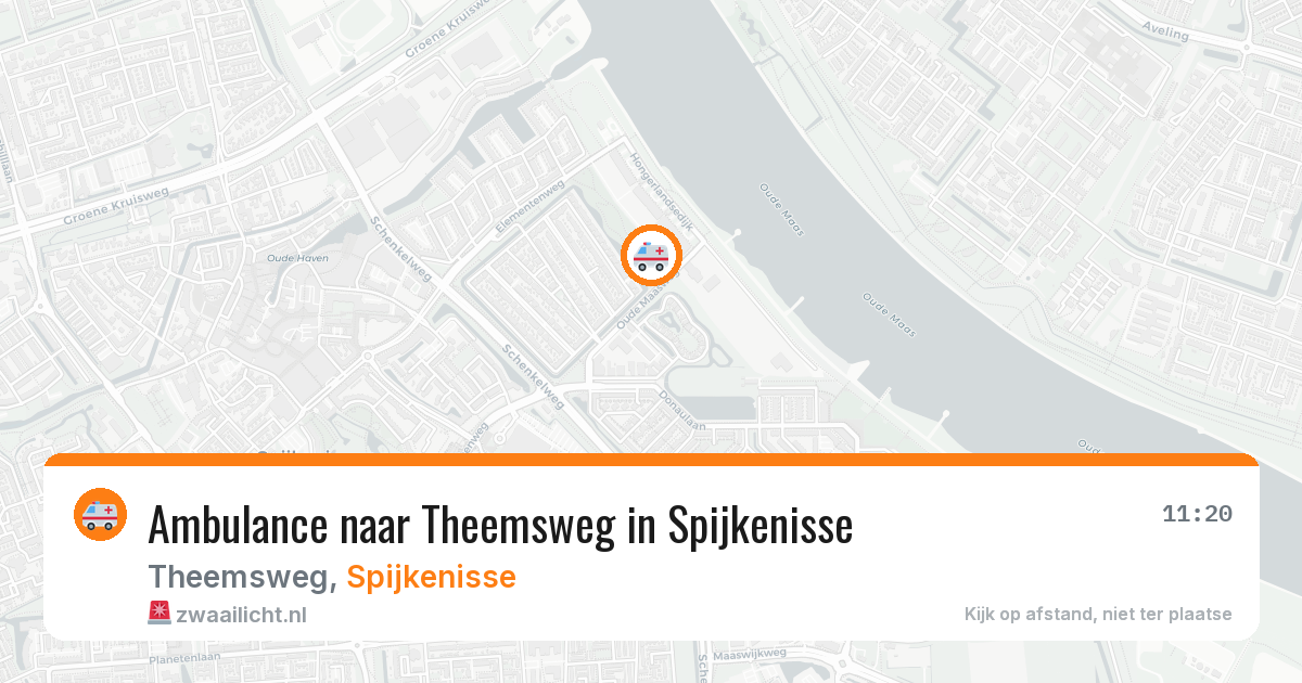 Ambulance naar Theemsweg in Spijkenisse — 10 aug 2026