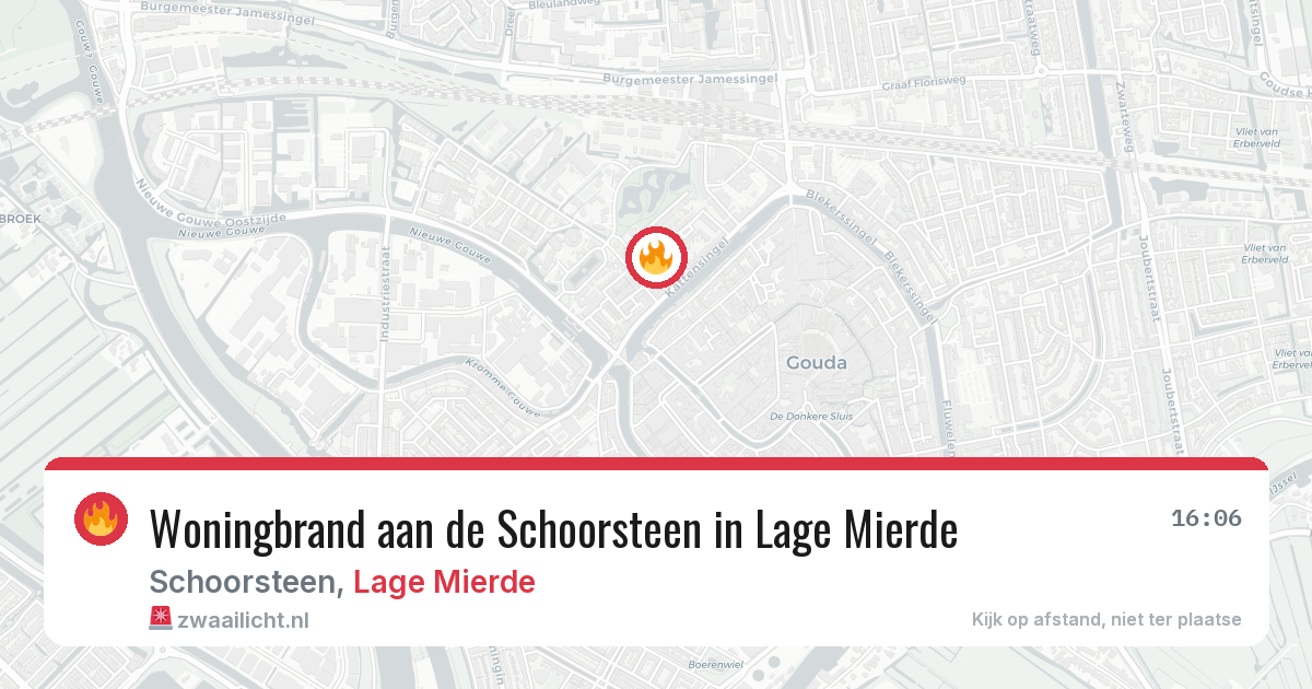 Woningbrand aan de Schoorsteen in Lage Mierde — 22 jan 2026