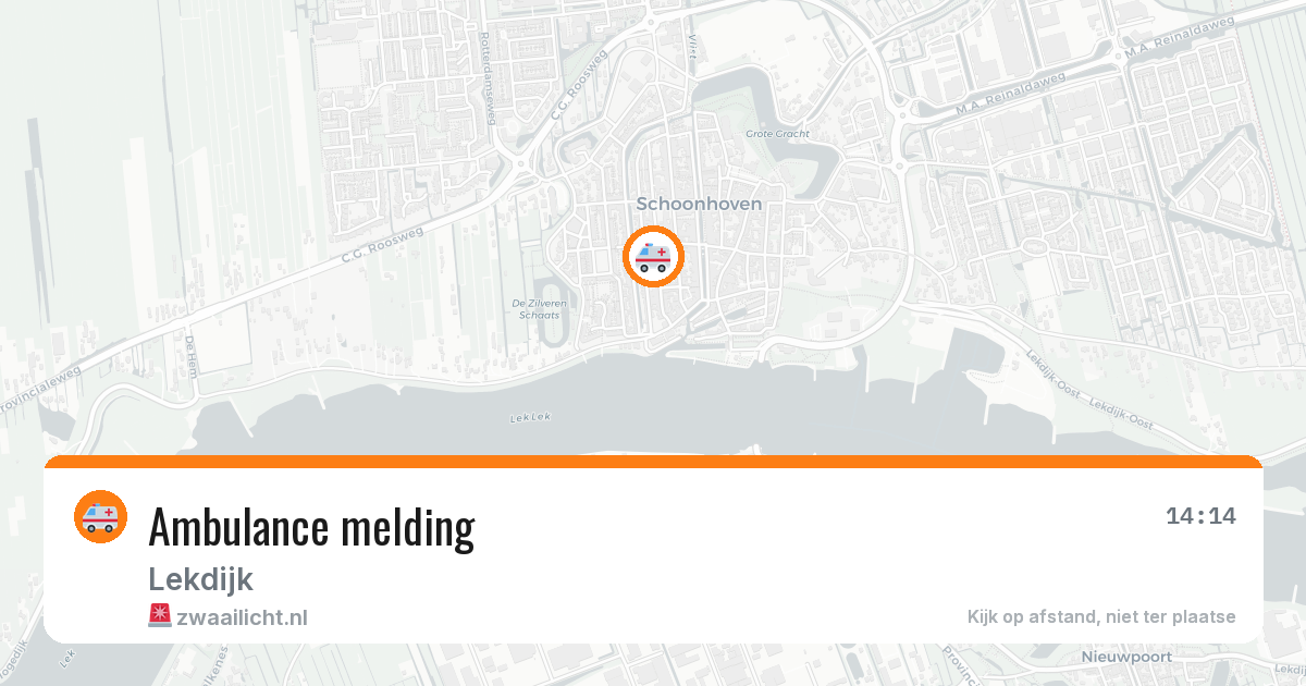 Ambulance melding — 29 jan 2026