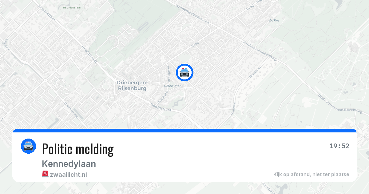 Politie melding — 29 jun 2026
