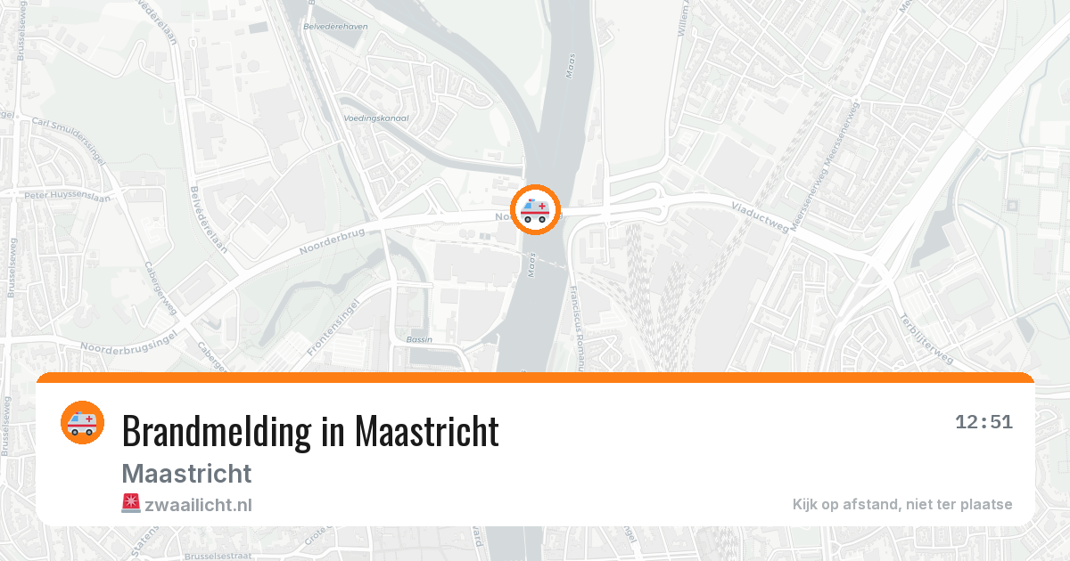 Brandmelding in Maastricht — 29 jul 2026