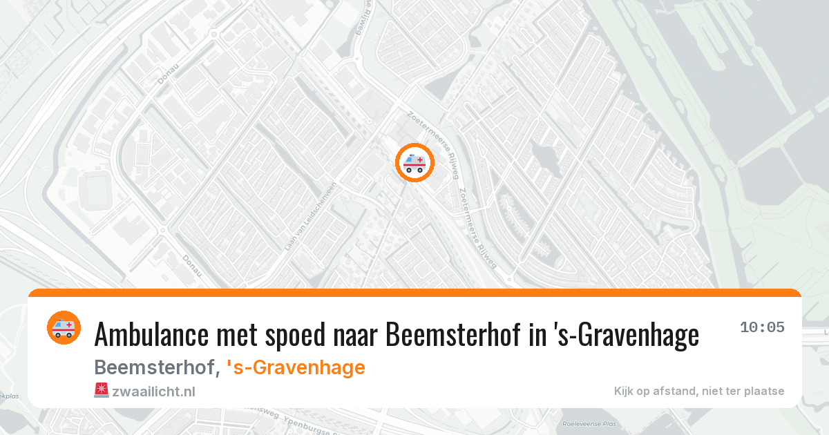 Ambulance met spoed naar Beemsterhof in 's-Gravenhage — 26 jun 2026