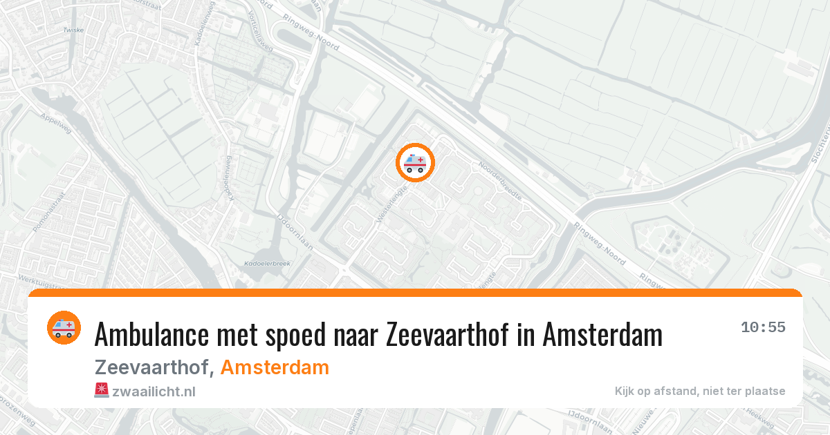 Ambulance met spoed naar Zeevaarthof in Amsterdam — 20 mrt 2026