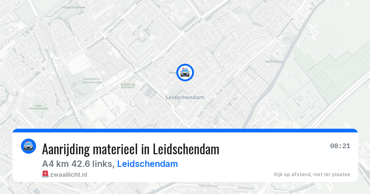 Aanrijding materieel in Leidschendam — 3 jun 2026