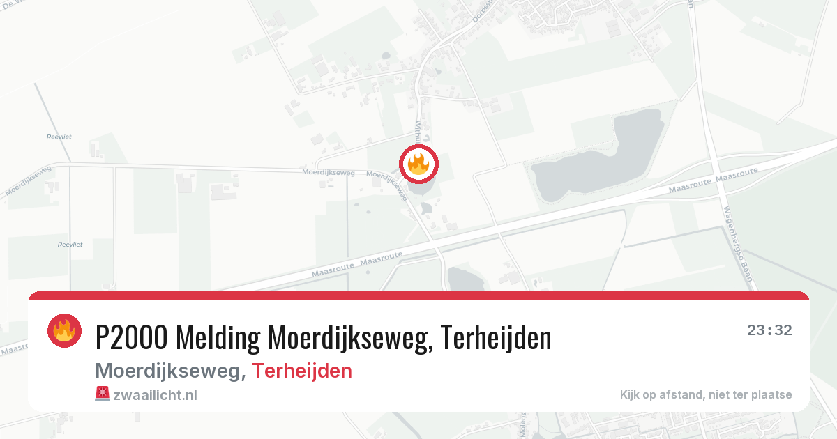 P2000 Melding Moerdijkseweg, Terheijden — 8 feb 2026