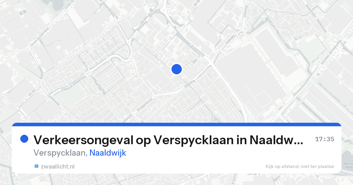 Verkeersongeval op Verspycklaan in Naaldwijk — 28 apr 2026