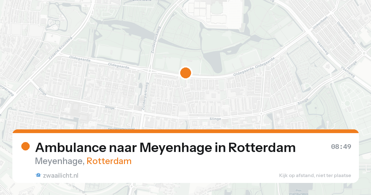 Ambulance naar Meyenhage in Rotterdam — 31 jan 2026