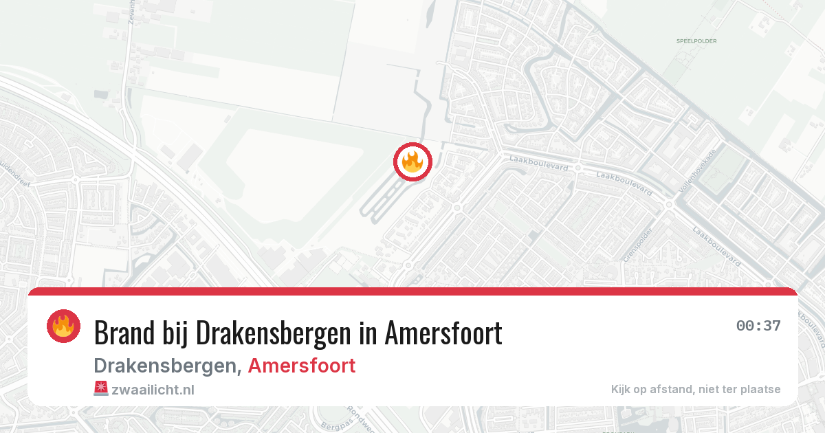 Brand bij Drakensbergen in Amersfoort — 1 jul 2026