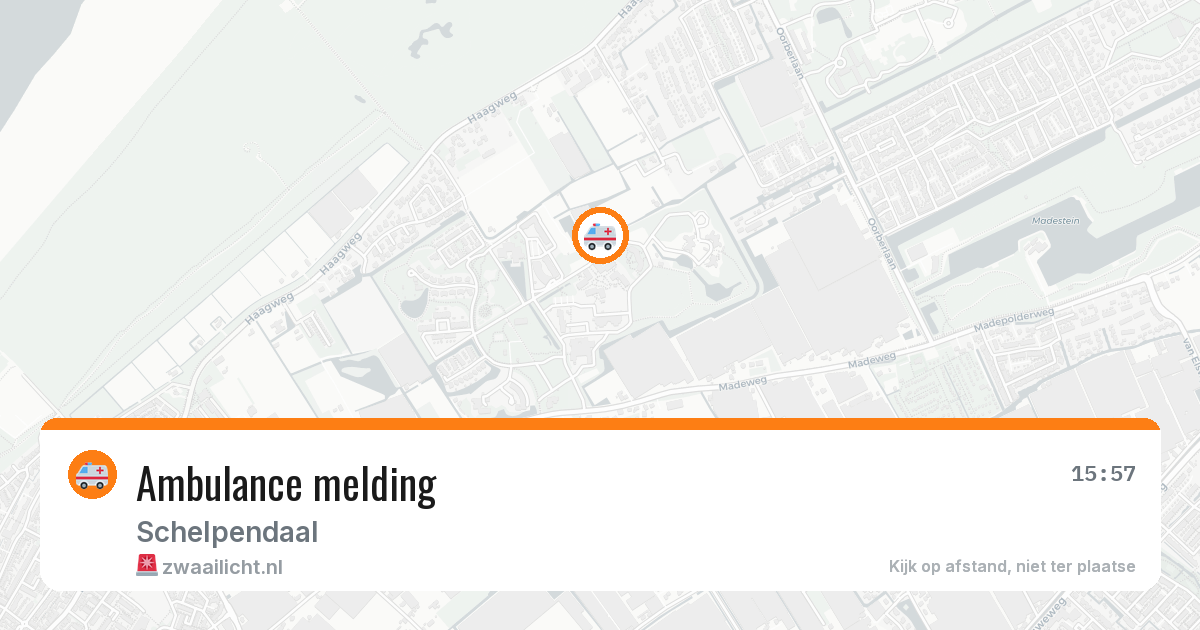 Ambulance melding — 1 jul 2026