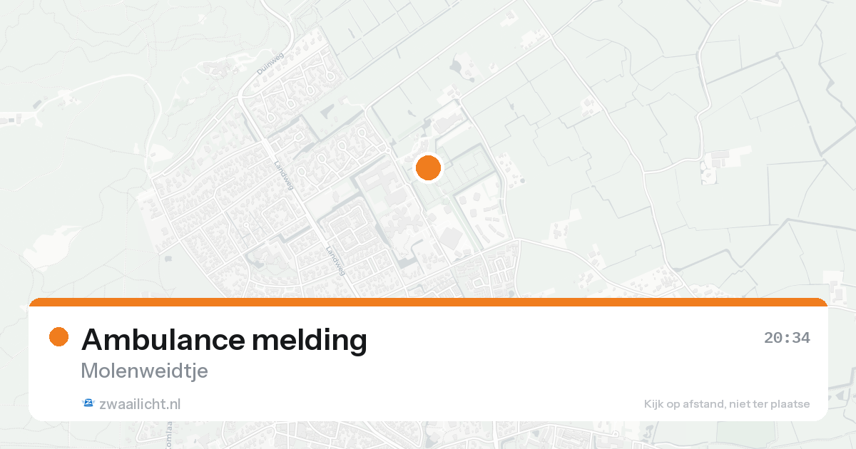 Ambulance melding — 31 jan 2026