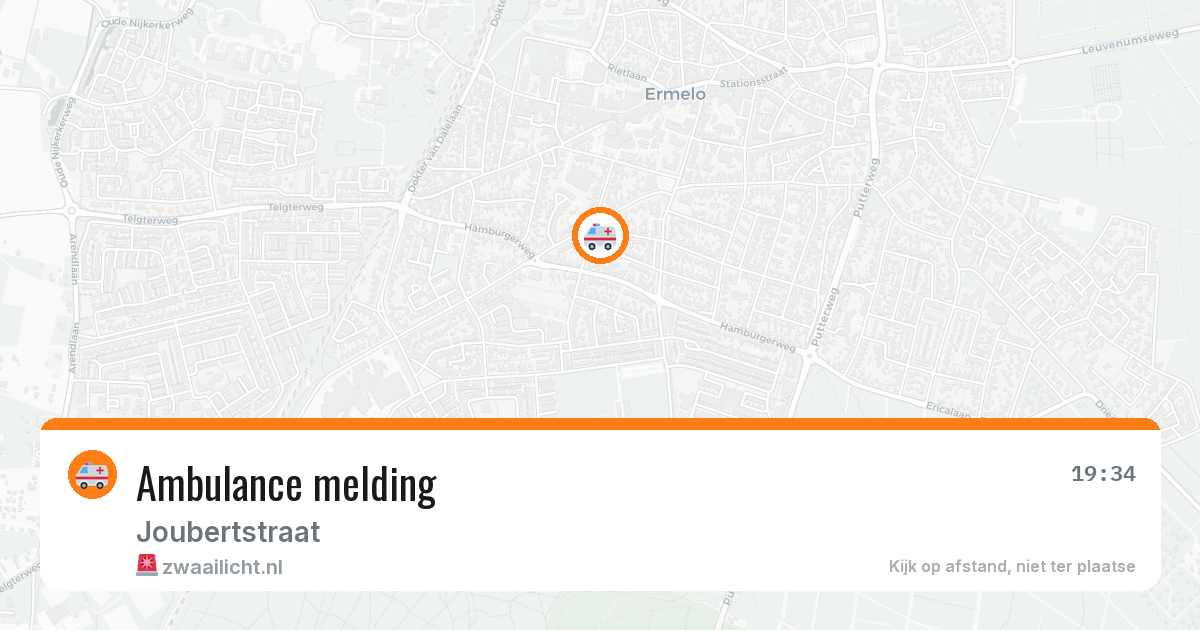 Ambulance melding — 17 apr 2026