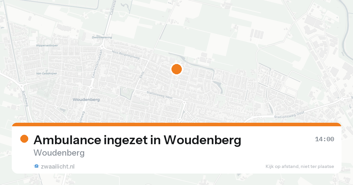 Ambulance ingezet in Woudenberg — 24 aug 2026