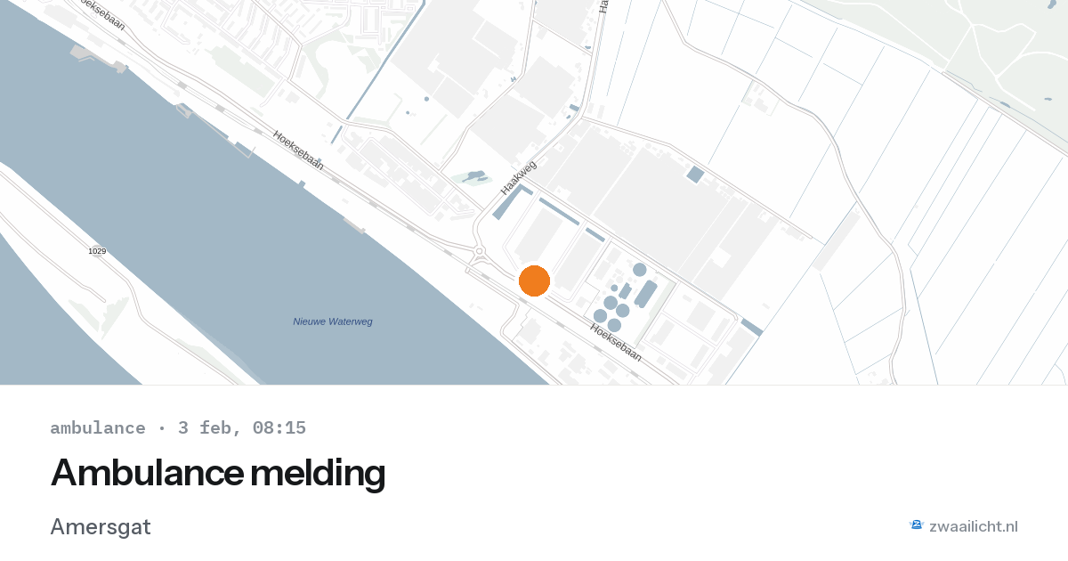 Ambulance melding — 3 feb 2026