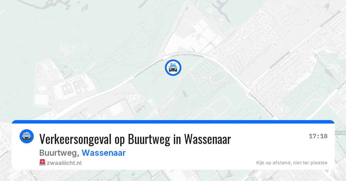 Verkeersongeval op Buurtweg in Wassenaar — 27 jul 2026