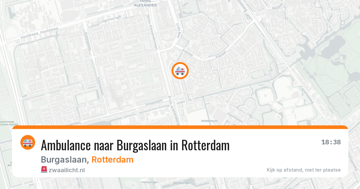 Ambulance naar Burgaslaan in Rotterdam — 3 jun 2026