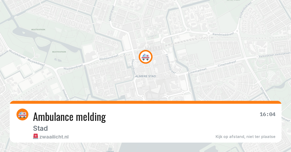 Ambulance melding — 31 jul 2026