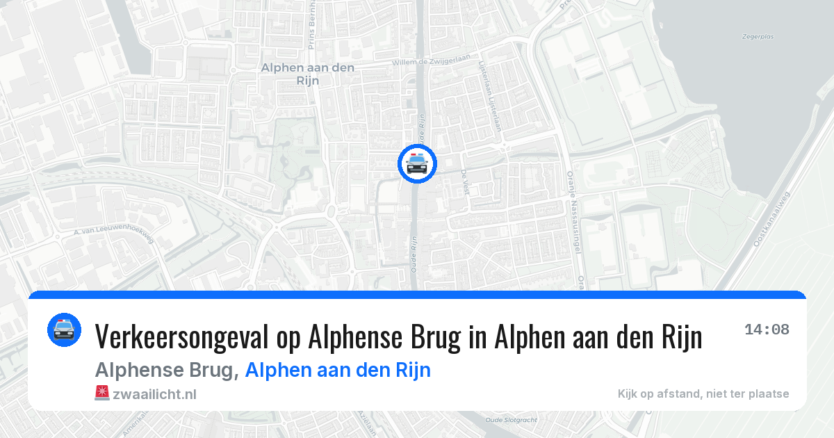 Verkeersongeval op Alphense Brug in Alphen aan den Rijn — 30 mei 2026