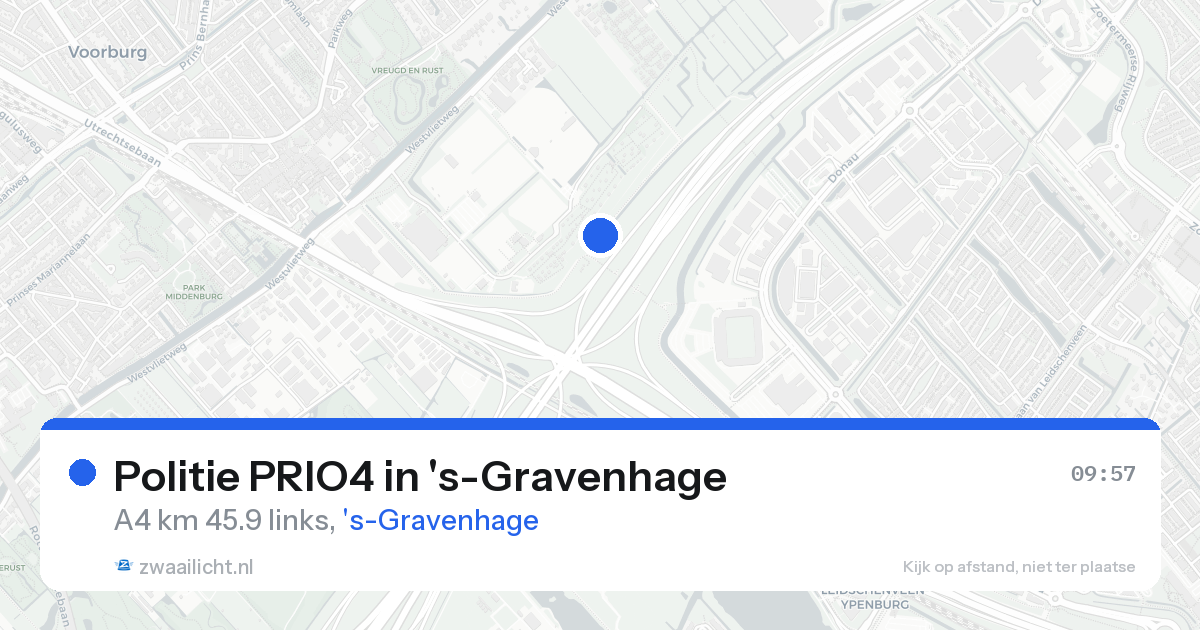 Politie PRIO4 in 's-Gravenhage — 17 aug 2026 | 🚨 Zwaailicht.nl