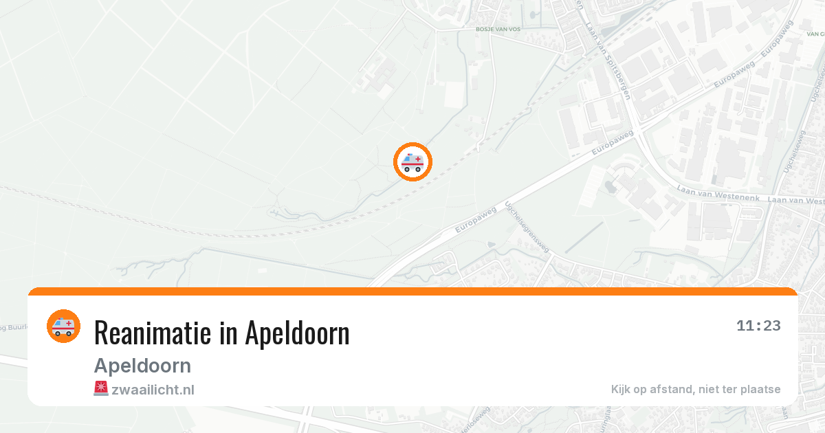 Reanimatie in Apeldoorn — 13 aug 2026