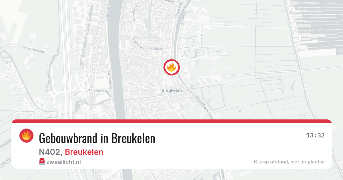 Gebouwbrand in Breukelen — 17 mei 2026