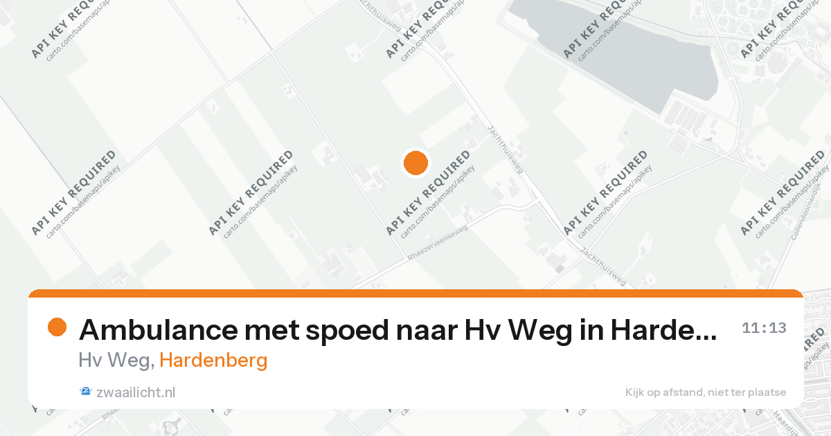 Ambulance met spoed naar Hv Weg in Hardenberg — 26 aug 2026