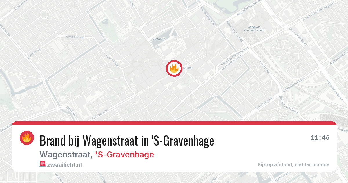 Brand bij Wagenstraat in 'S-Gravenhage — 25 feb 2026