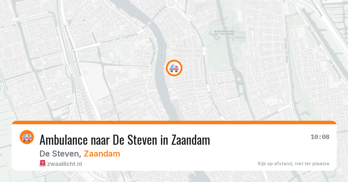 Ambulance naar De Steven in Zaandam — 27 apr 2026
