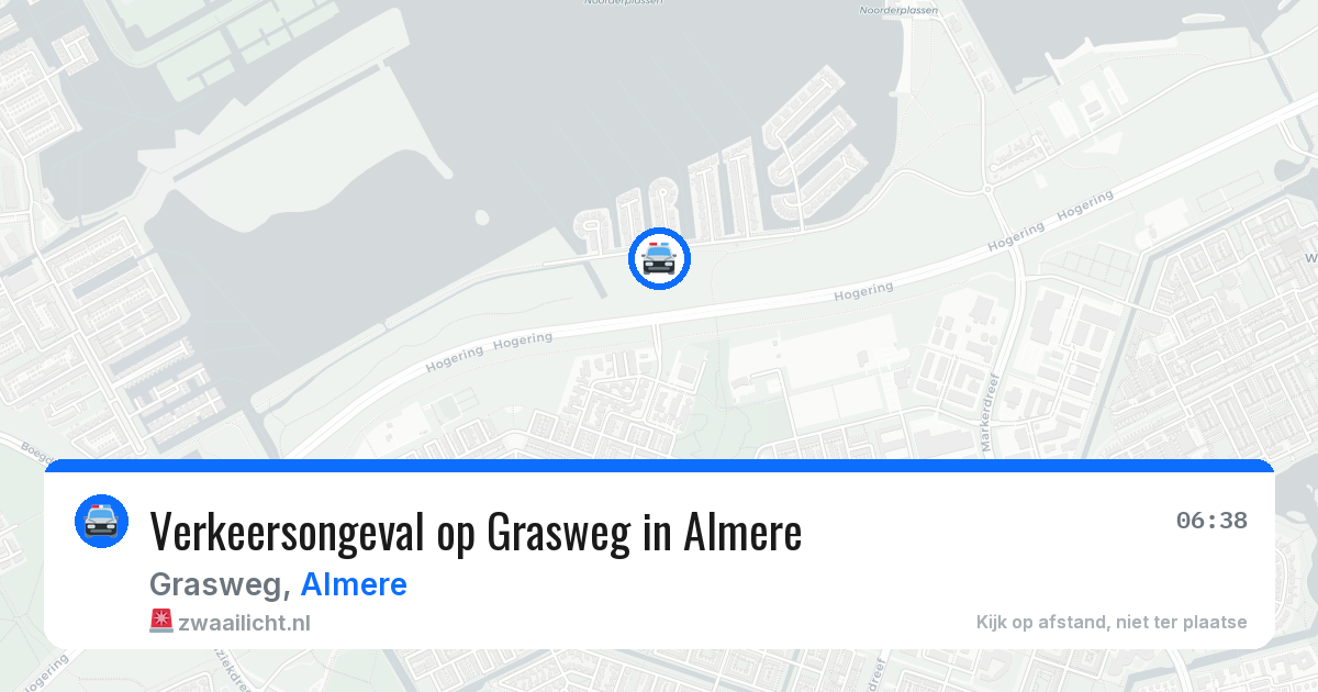 Verkeersongeval op Grasweg in Almere — 29 apr 2026