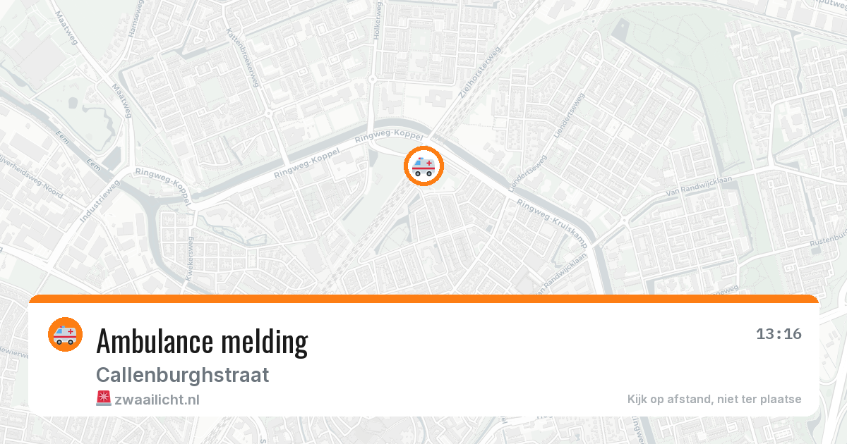 Ambulance melding — 28 apr 2026