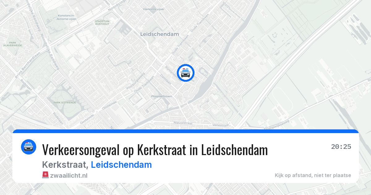 Verkeersongeval op Kerkstraat in Leidschendam — 23 mrt 2026